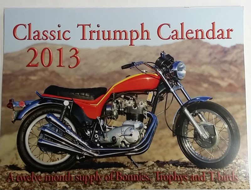 2023 Classic Triumph Calendar Printed in the USA Baxter Cycle