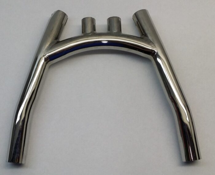 Triumph T160 Exhaust Pipe Set with Collector – UK – Baxter Cycle