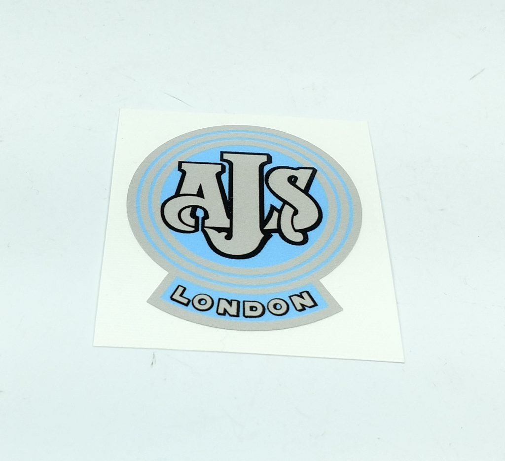 Ajs “london” Logo Decal – Baxter Cycle