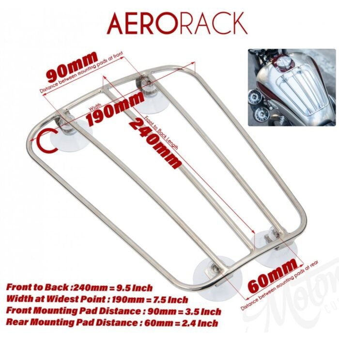 Motone Aero Parcel Grid, Stainless Steel - Image 2