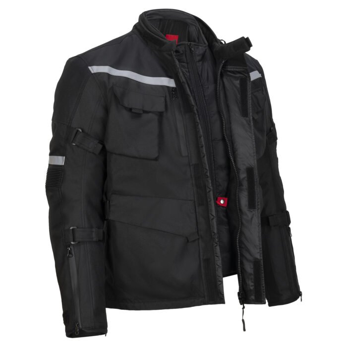 Noru "Boken" Adventure Waterproof Jacket, Black - Image 3