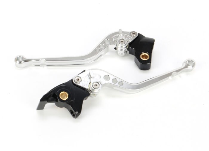 Adjustable Lever Set, Long Silver - INT/GT 650 (2024+), Super Meteor 650, Shotgun 650, Meteor/Classic/Hunter/Bullet 350