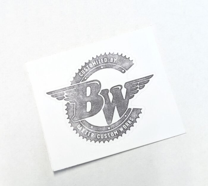 Baxter Cycle "BCW" Sticker