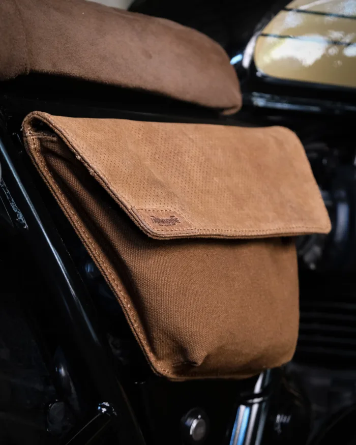 Renegade Canvas Side Panel Bags, Brown and Tobacco - Image 4