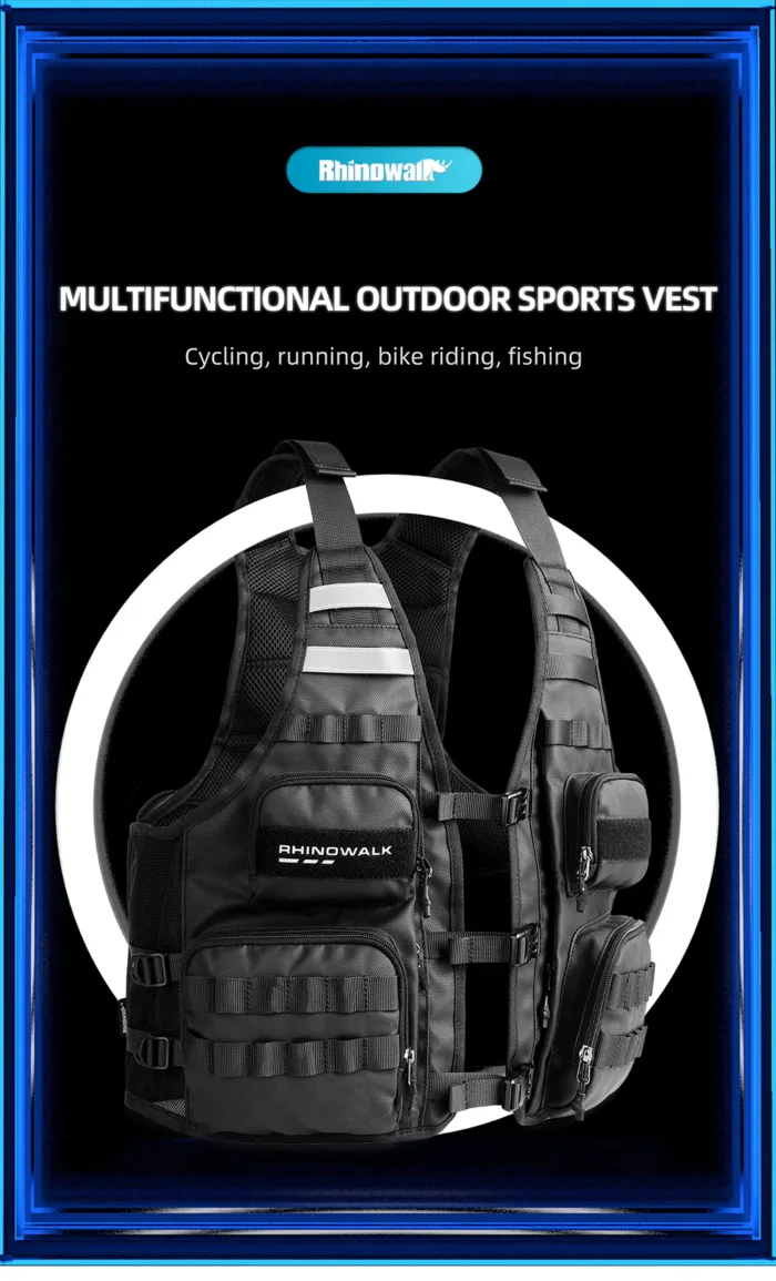 Rhinowalk Tactical Motorcycle Vest - Image 11